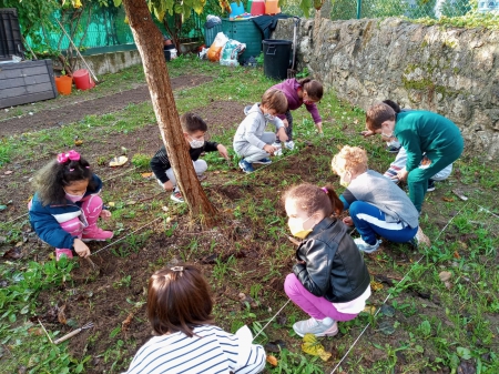 Plantando en el Vila Laura