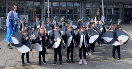 El carnaval despierta la imaginación de los alumnos que participan en Voz Natura