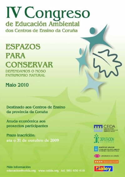 Abierto el plazo de inscripción para el IV Congreso de Educación Ambiental para centros de A Coruña