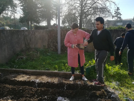 Un huerto terapéutico