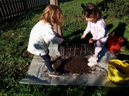 Creando compost