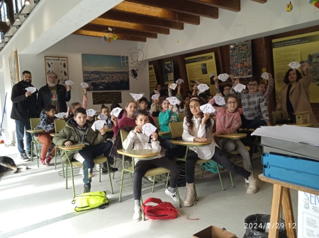 Visita al Aula de Natureza do río Miño