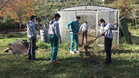 Voz Natura tiene cuerda para rato en el colegio Eduardo Pondal, de Cangas