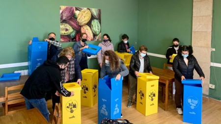 Cambio de centro con Voz Natura en la mochila